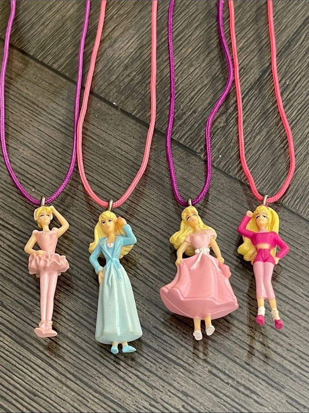 Tara Toys Barbie Party Favors 2000 Figurine Pendants or Necklaces Birthday